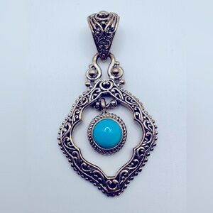 Sterling Silver and Turquoise pendant